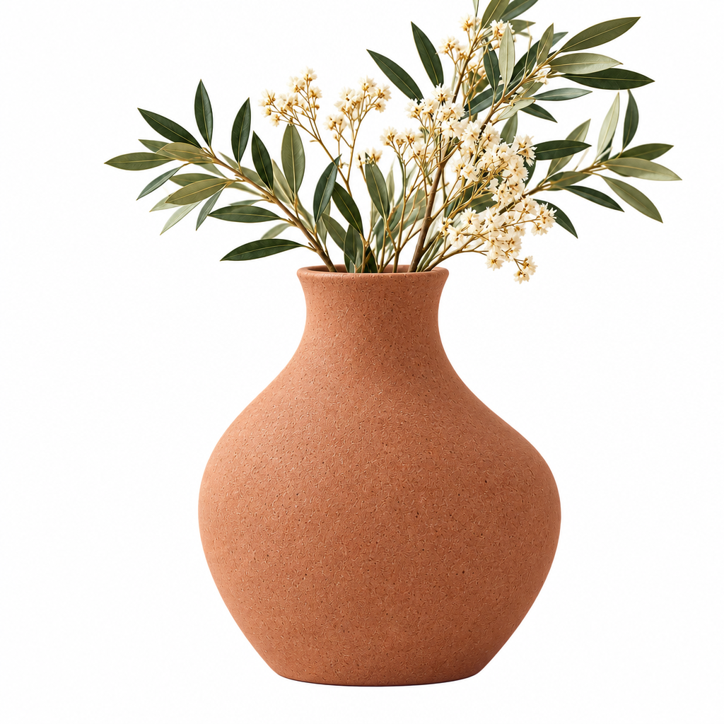 melzqaro™ Organic Textured Ceramic Vase — image 4
