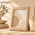 melzqaro™ Textured Neutral Decorative Picture Frame — image 1