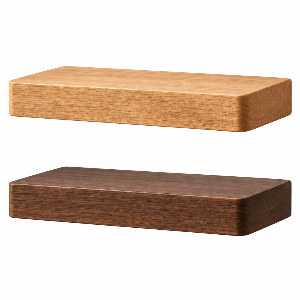 melzqaro™ Small Light Wood Floating Display Shelf — image 3