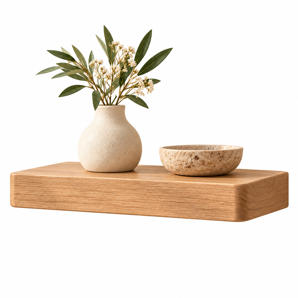 melzqaro™ Small Light Wood Floating Display Shelf — image 5