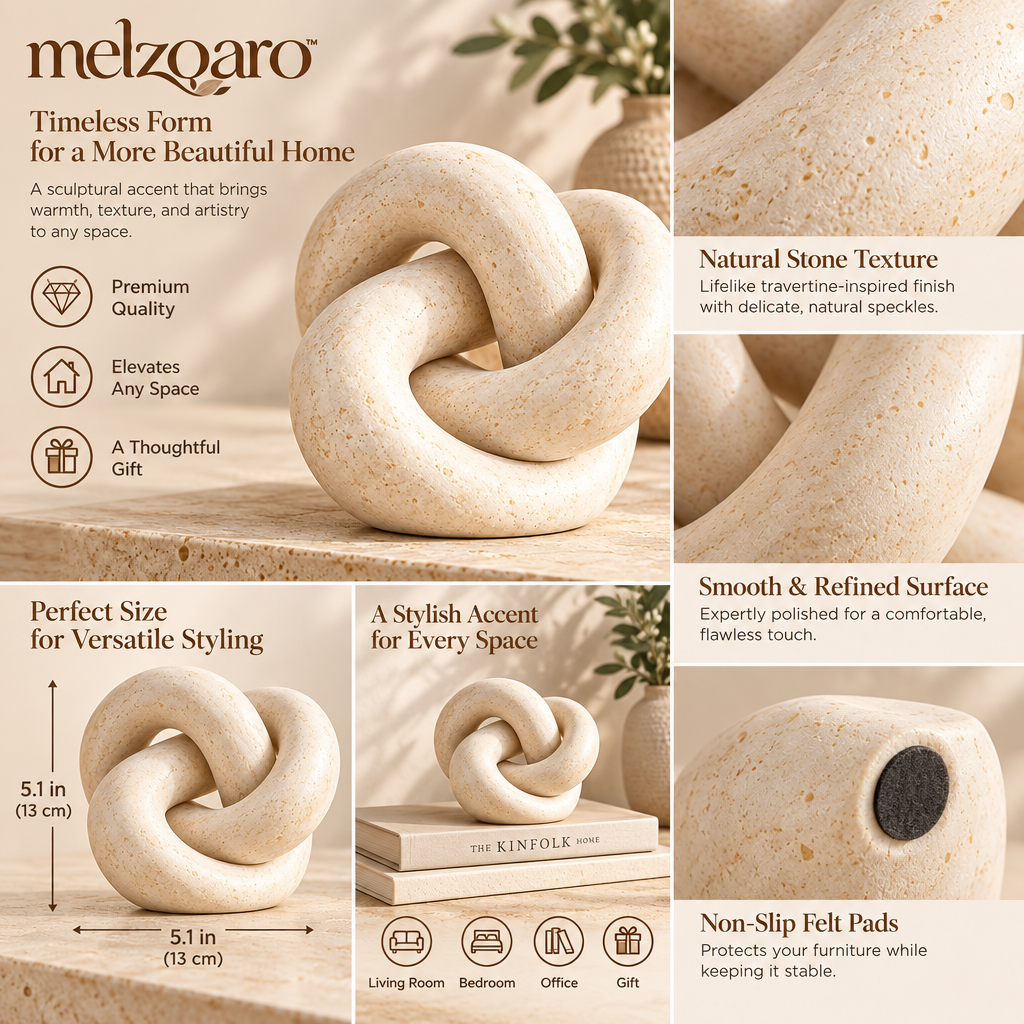 melzqaro™ Interlocking Decorative Knot Object — image 2