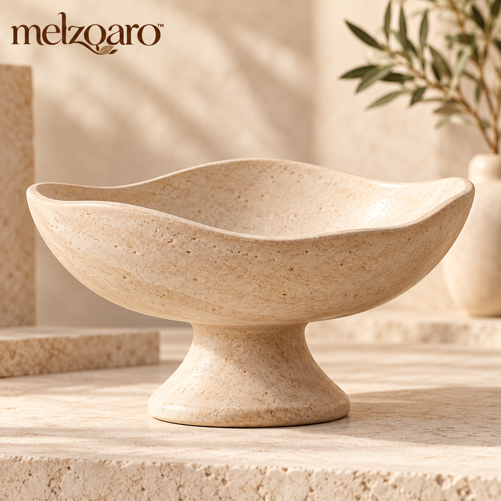 melzqaro™ Sculptural Pedestal Display Bowl — image 1